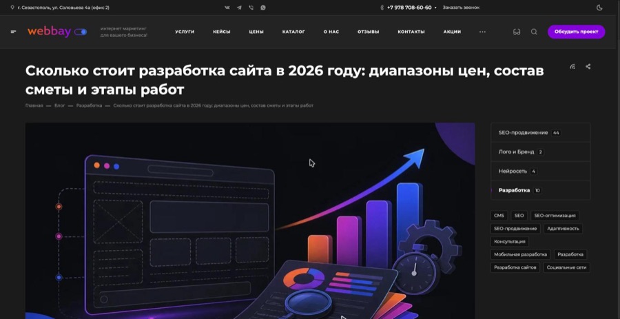 Статья на сайте webbay.ru